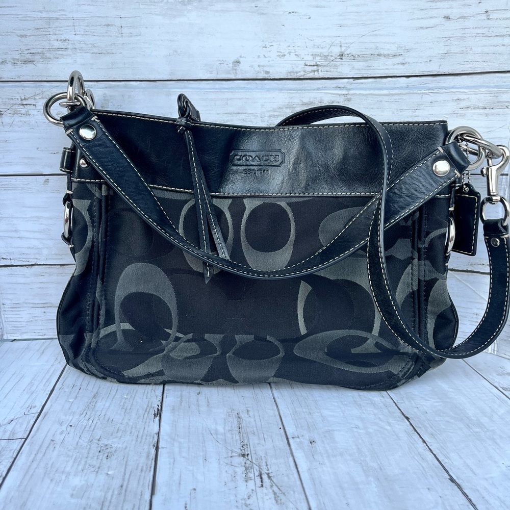 Coach Zoe Hobo optic bag, black
